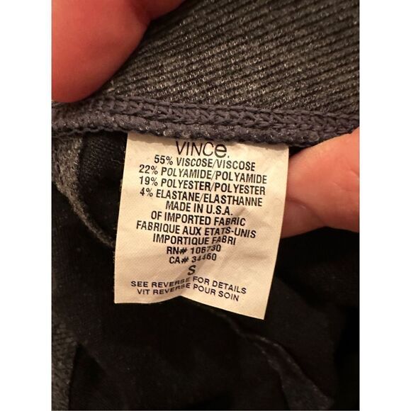 Vince Ponte Knit gray Leggings Size Small - Picture 4 of 7